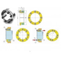 BIKON-Technik聯(lián)軸器1003 45x75用于各個行業(yè)，如風(fēng)力站、鋼廠