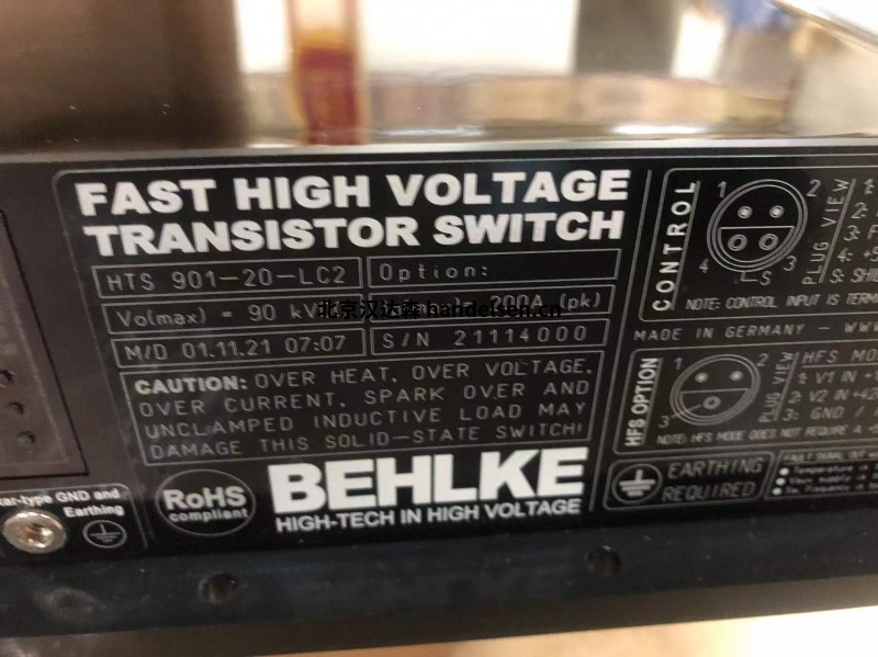 BEHLKE高壓開關hts系列