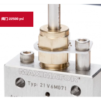 Maximator 閥門 22500psi，閥體有六種不同的設(shè)計(jì)，并可配備調(diào)節(jié)桿