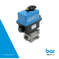 德國(guó)bar GmbH 2/2路電動(dòng)閥-EKIV型，帶電動(dòng)執(zhí)行器STV